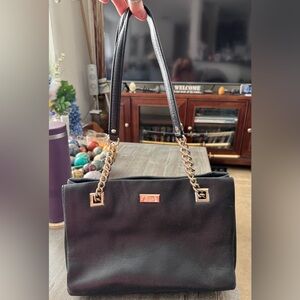 Kate Spade New York Leather Sedgewick Lanes Phoebe Shoulder Bag Black